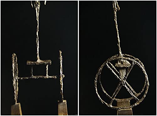 Amazon.co.jp: 大型ブロンズ像 Le Chariot 荷車 ジャコメッティ48cm